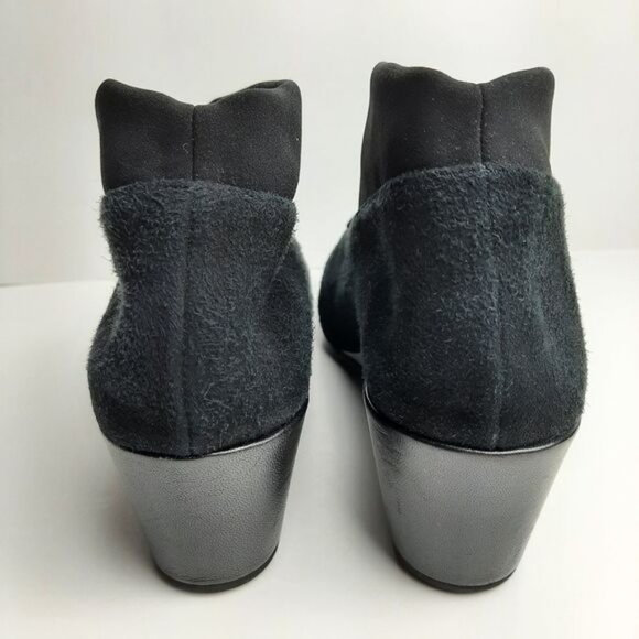 THIERRY RABOTIN Suede Slip-On Wedge Pumps Shoes w/ Bow Sz 8 | Eur 39 - Picture 8 of 12
